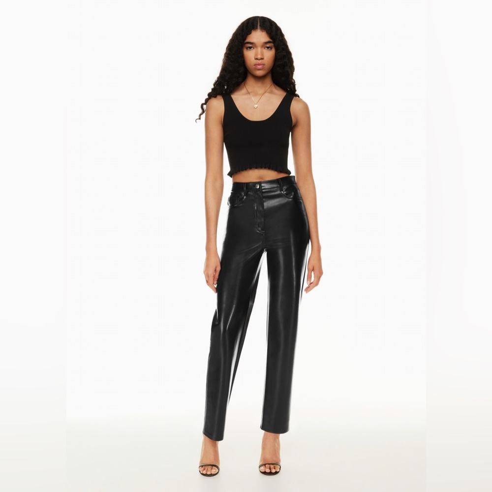 Wilfred The Melina™ Super High-Rise Faux Leather Pant Black 0